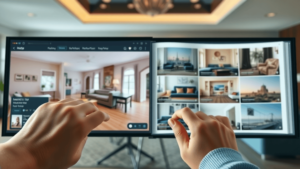 Comparing Matterport 3D virtual tour with traditional estate photography in Orange County real estate